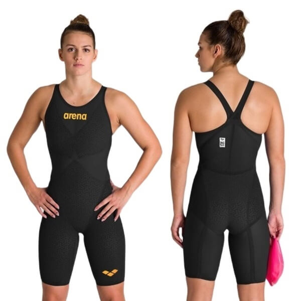 ARENA Powerskin Carbon-Glide Closed Back Black/Gold