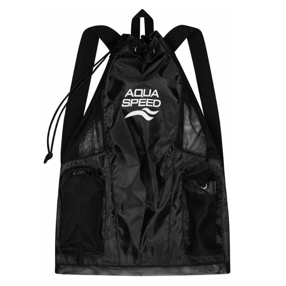 AQUA SPEED Gear Bag Black tīkla maiss