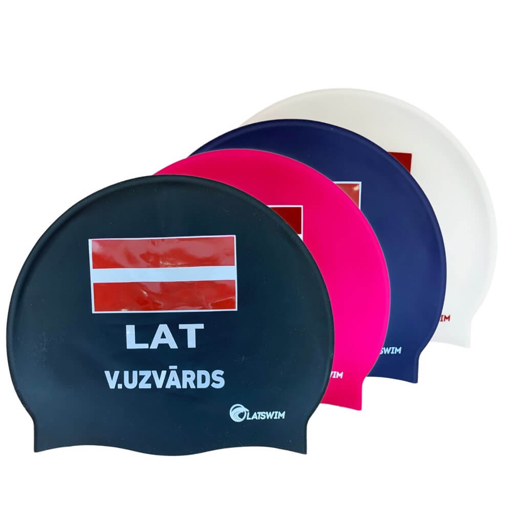 Personalizēta Latvijas peldcepure