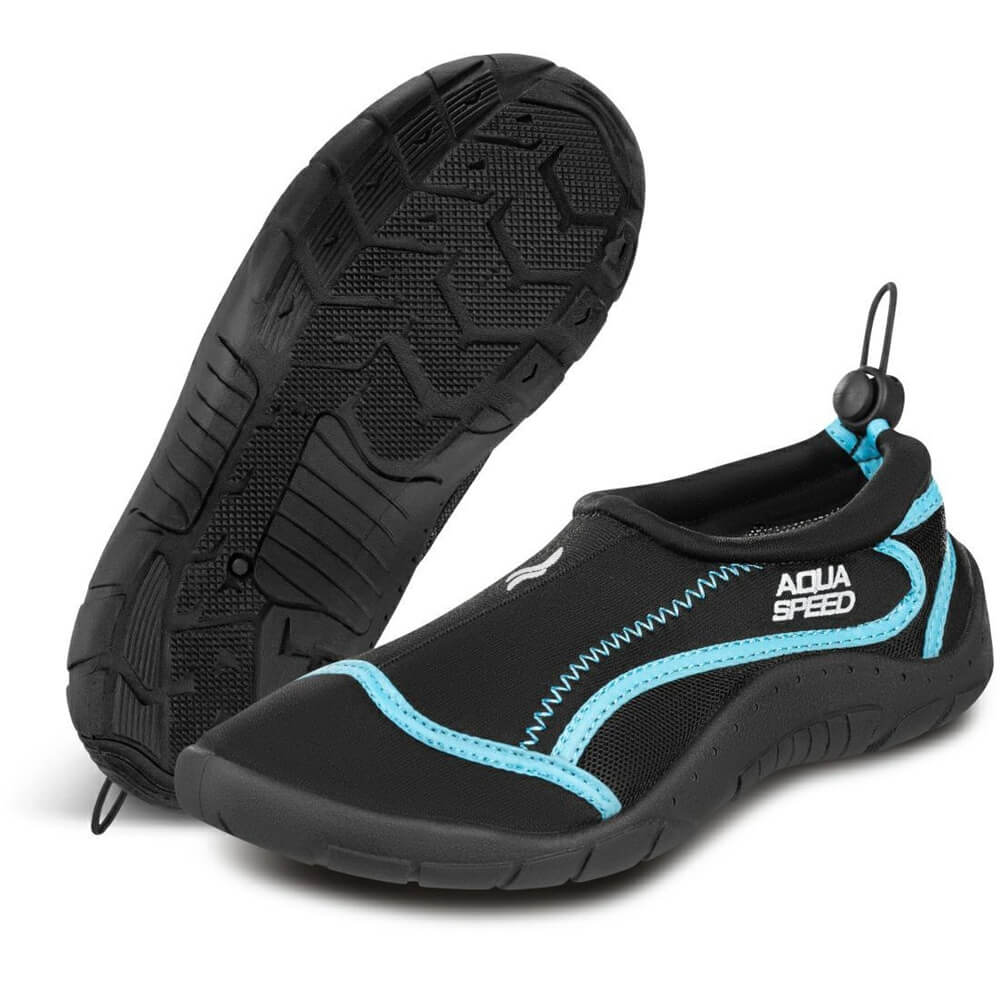 AQUA SPEED Model 28C Black/Blue ūdens apavi