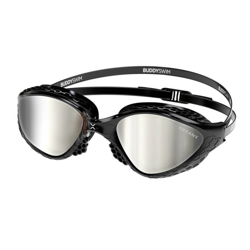 BUDDYSWIM OzeanX Mirror Black/Silver peldbrilles