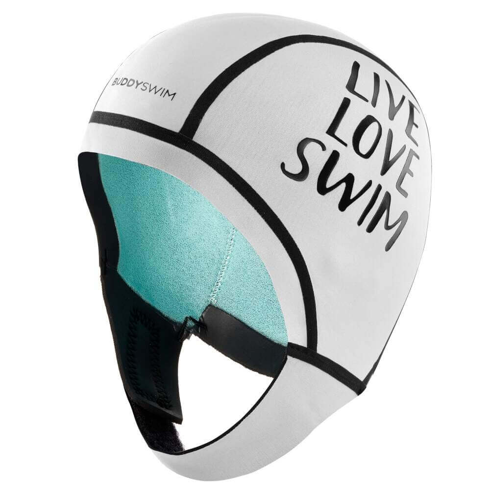 BUDDYSWIM Trilaminate Warmth White neoprēna peldcepure