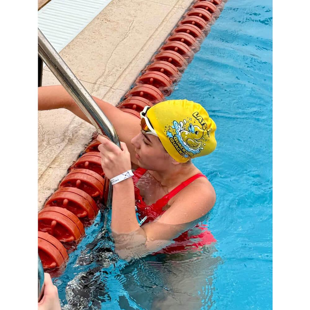 LATSWIM Quack! Quack! silikona peldcepure