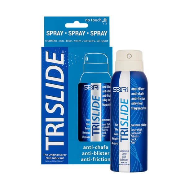 TRISLIDE Multisport ūdensnoturīgs pretberzes aerosols ādai (136 ml)