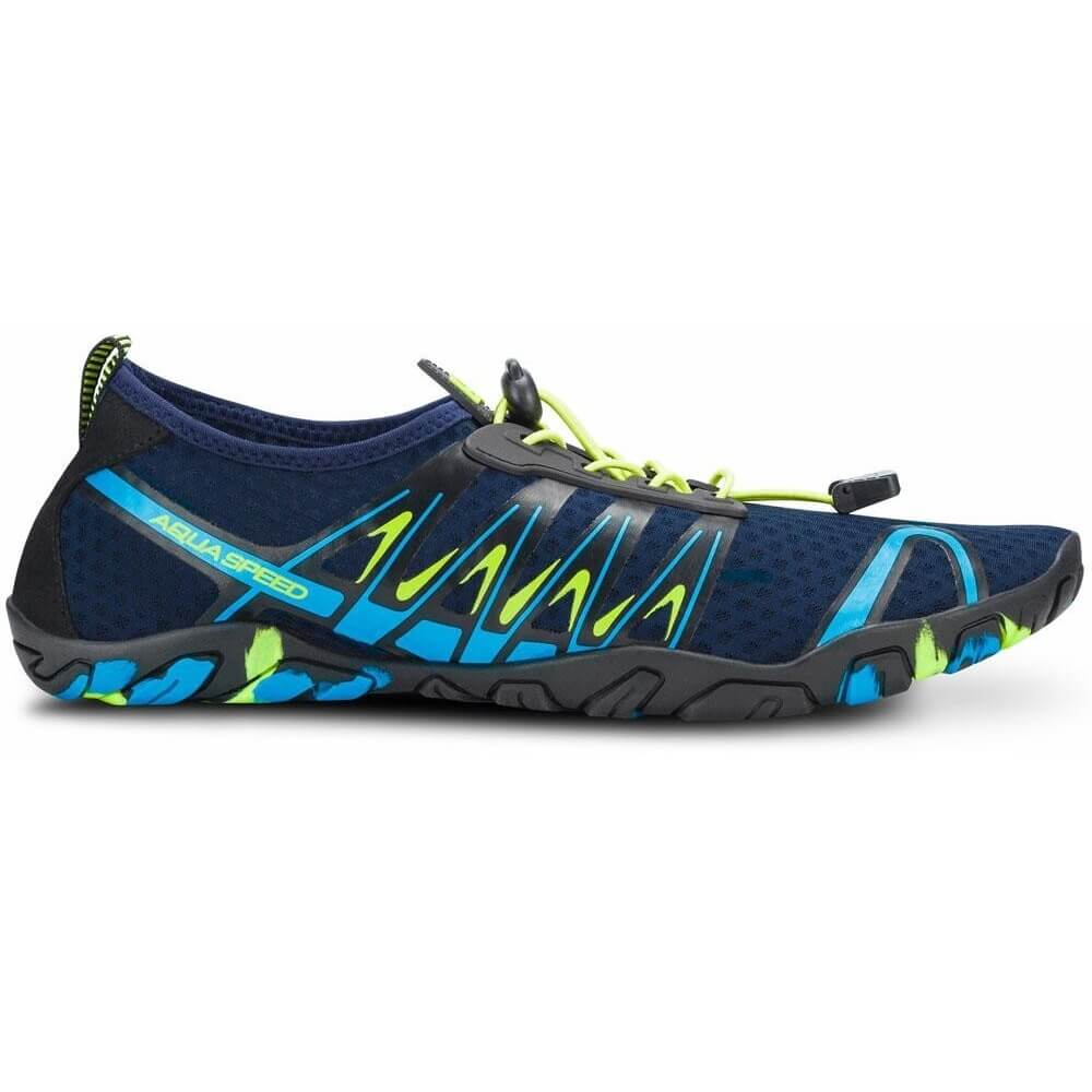 AQUA SPEED Gekko Navy/Blue/Fluo Yellow ūdens apavi