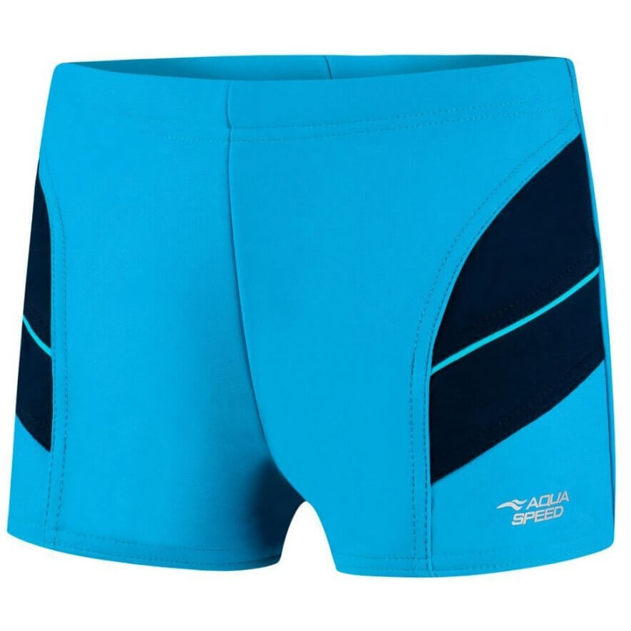 AQUA SPEED Andy Sky Blue/Navy zēnu peldbikses
