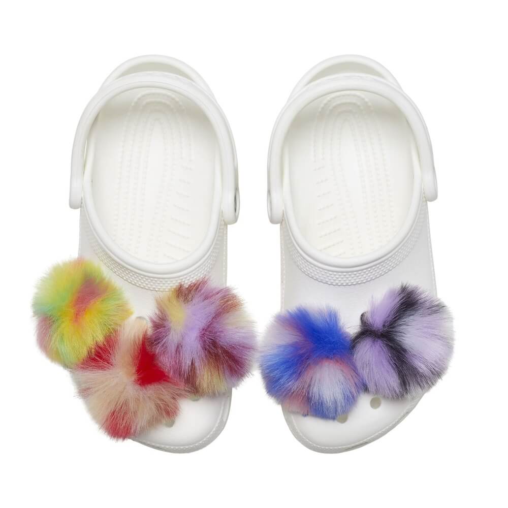 Crocs™ Jibbitz™ piekariņu komplekts Dyed Puff 5 pack