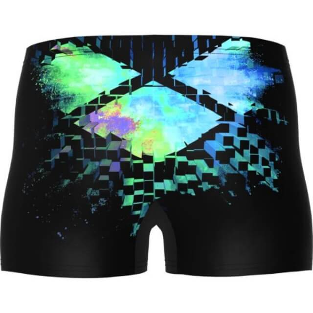 ARENA Multi Pixels Black Multi zēnu bokseršorti