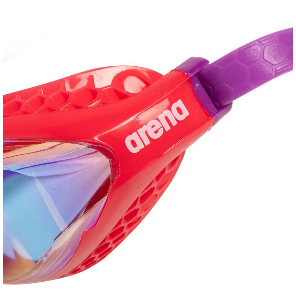 ARENA Air Speed Mirror Racing Yellow Copper/Bright Coral/Plum peldbrilles