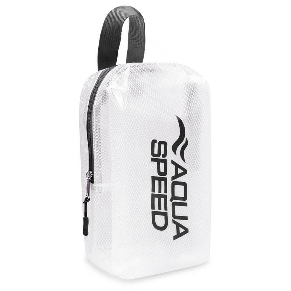 AQUA SPEED Black/Transparent sausā somiņa slapjiem peldēšanas piederumiem