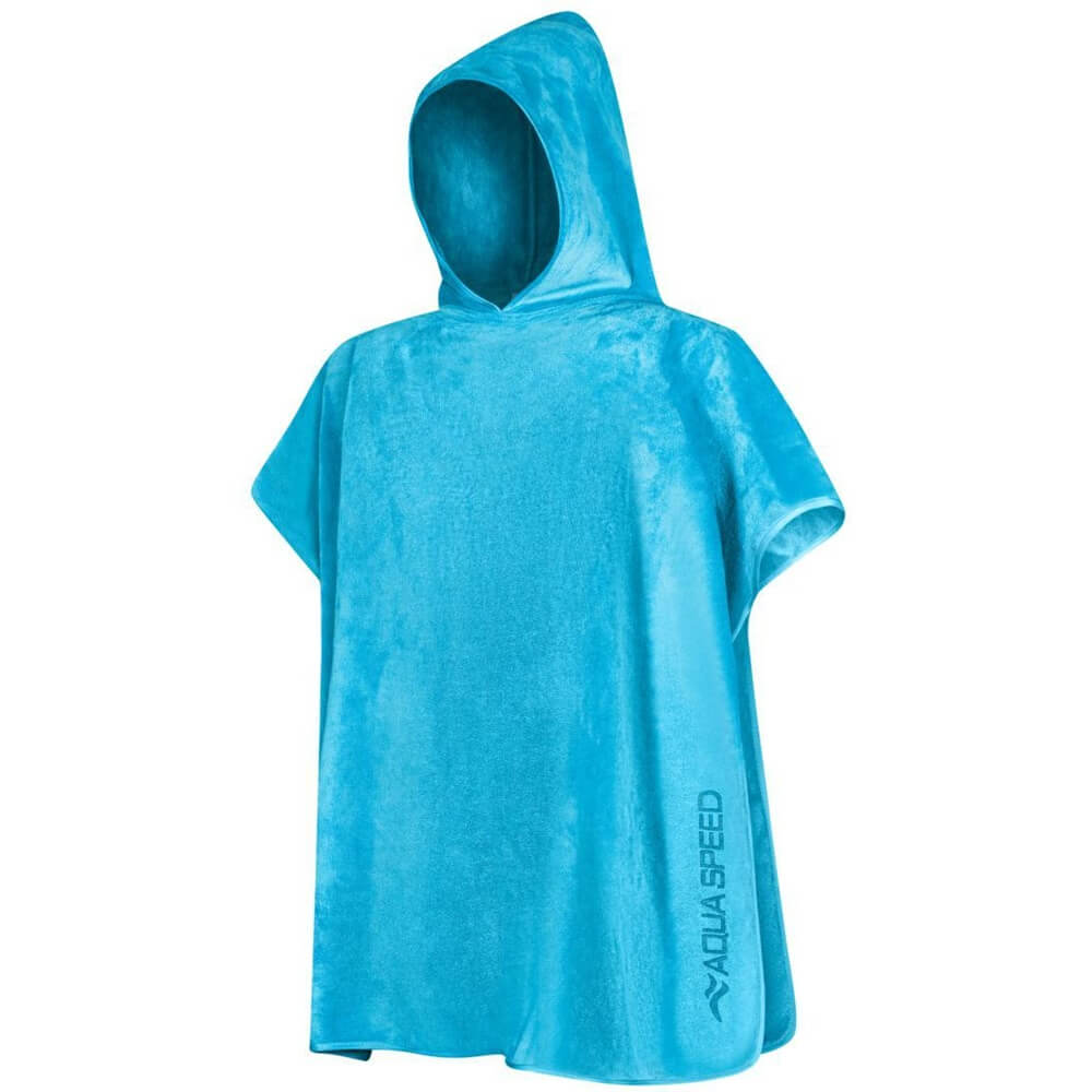 AQUA SPEED Microfibre Light Blue bērnu pončo