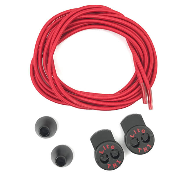 LITE-TRI Triathlon Shoe Straps Red apavu auklas