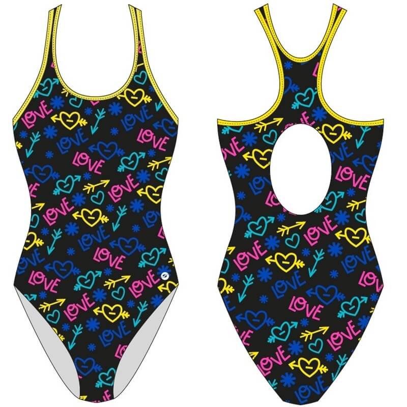 RAS Kendra Sport Back Black meiteņu peldkostīms