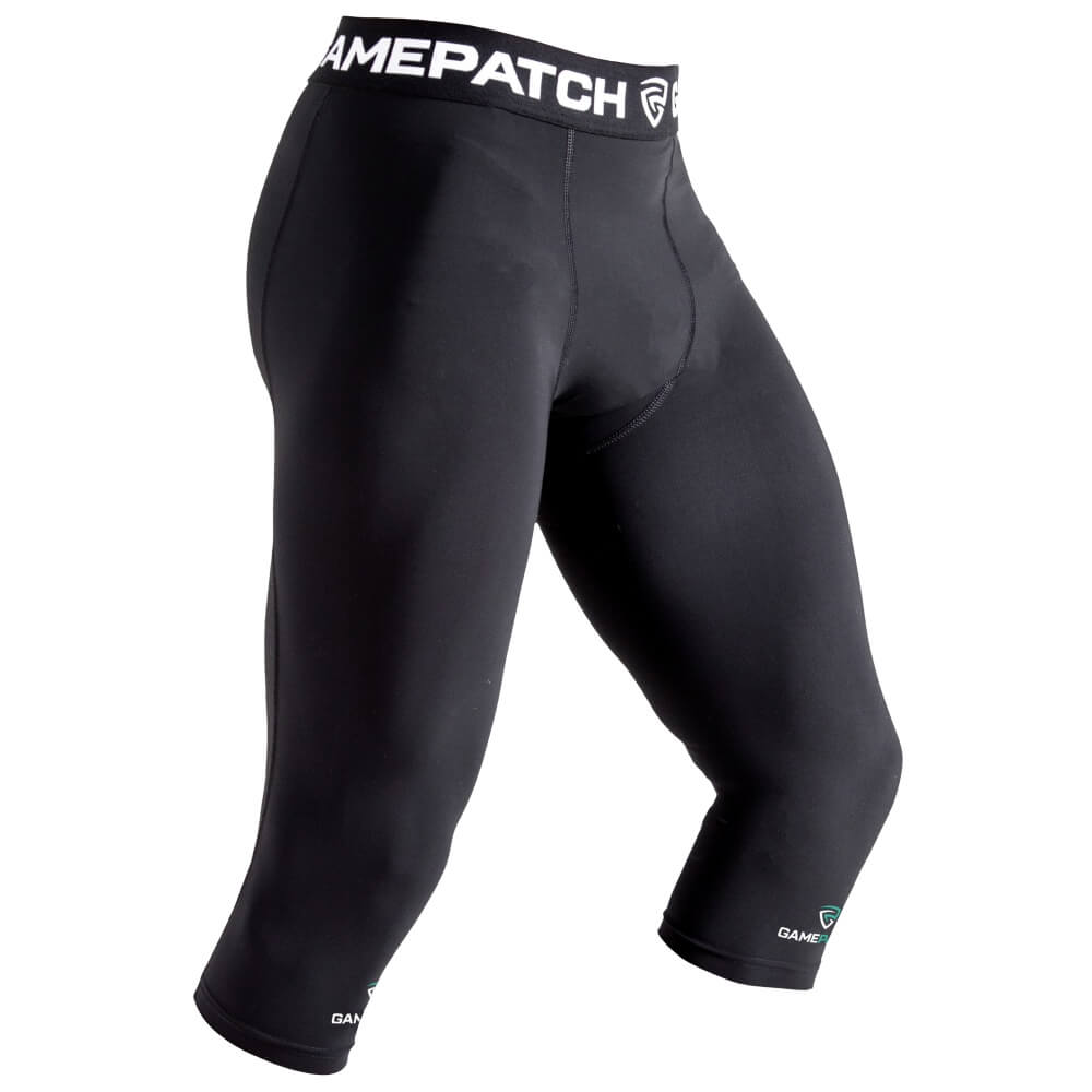GAMEPATCH Black 3/4 kompresijas bikses