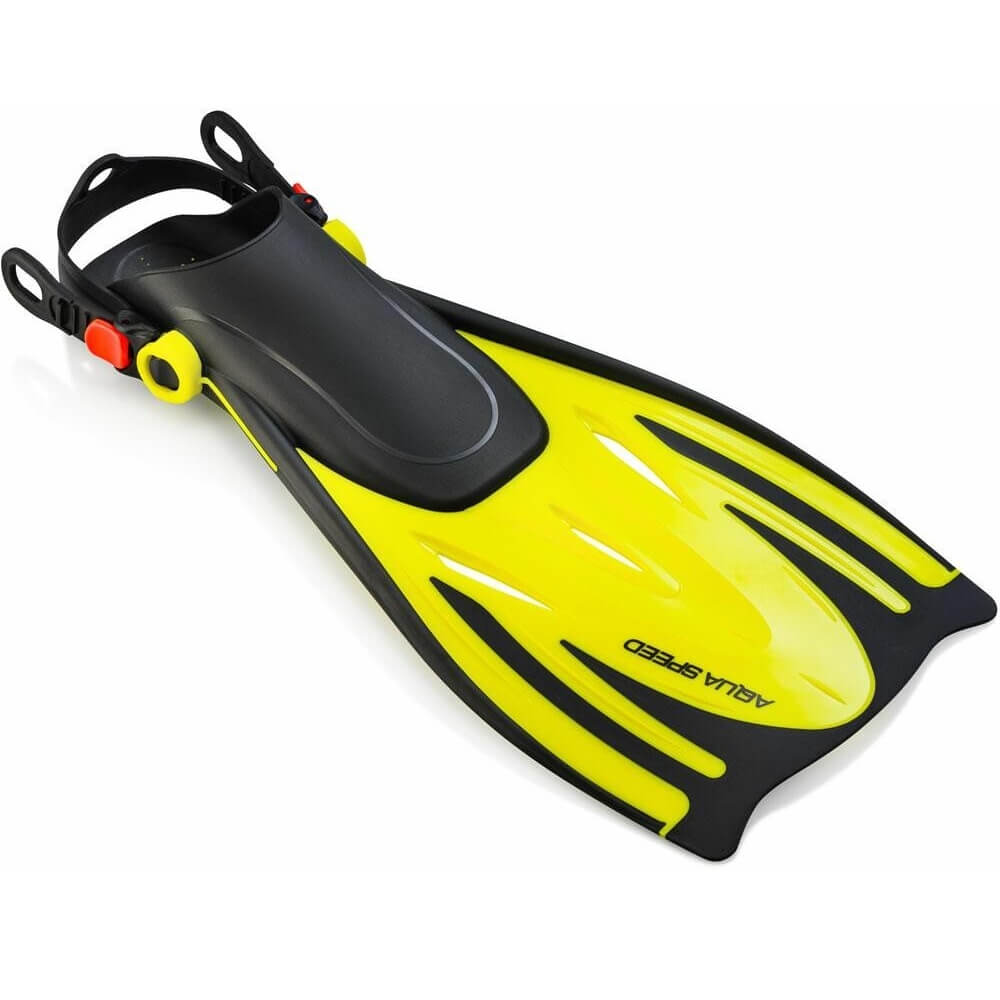 AQUA SPEED Wombat Yellow snorkelēšanas pleznas