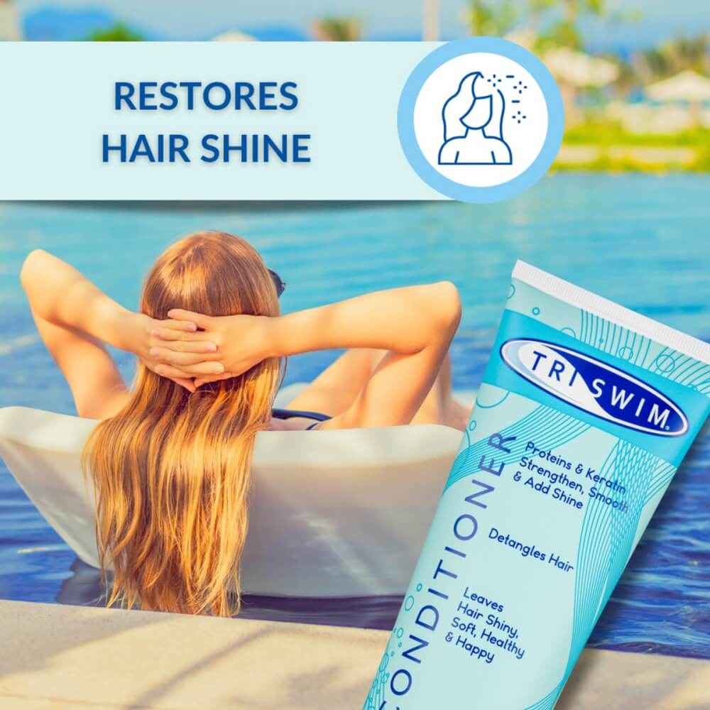 TRISWIM Regenerating Hair Conditioner For Swimmers Pineapple & Mango (251ml) kondicionieris