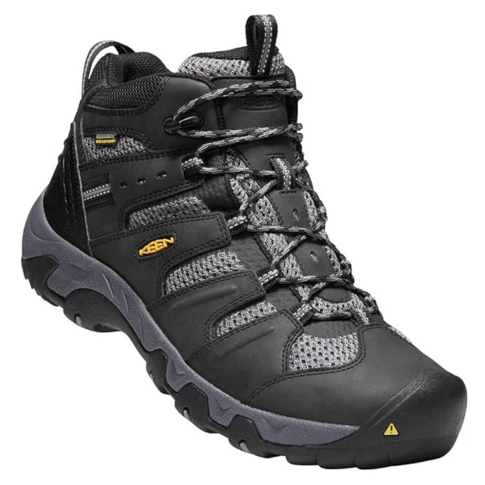 KEEN Koven Mid WP Black/Steel Grey vīriešu zābaki
