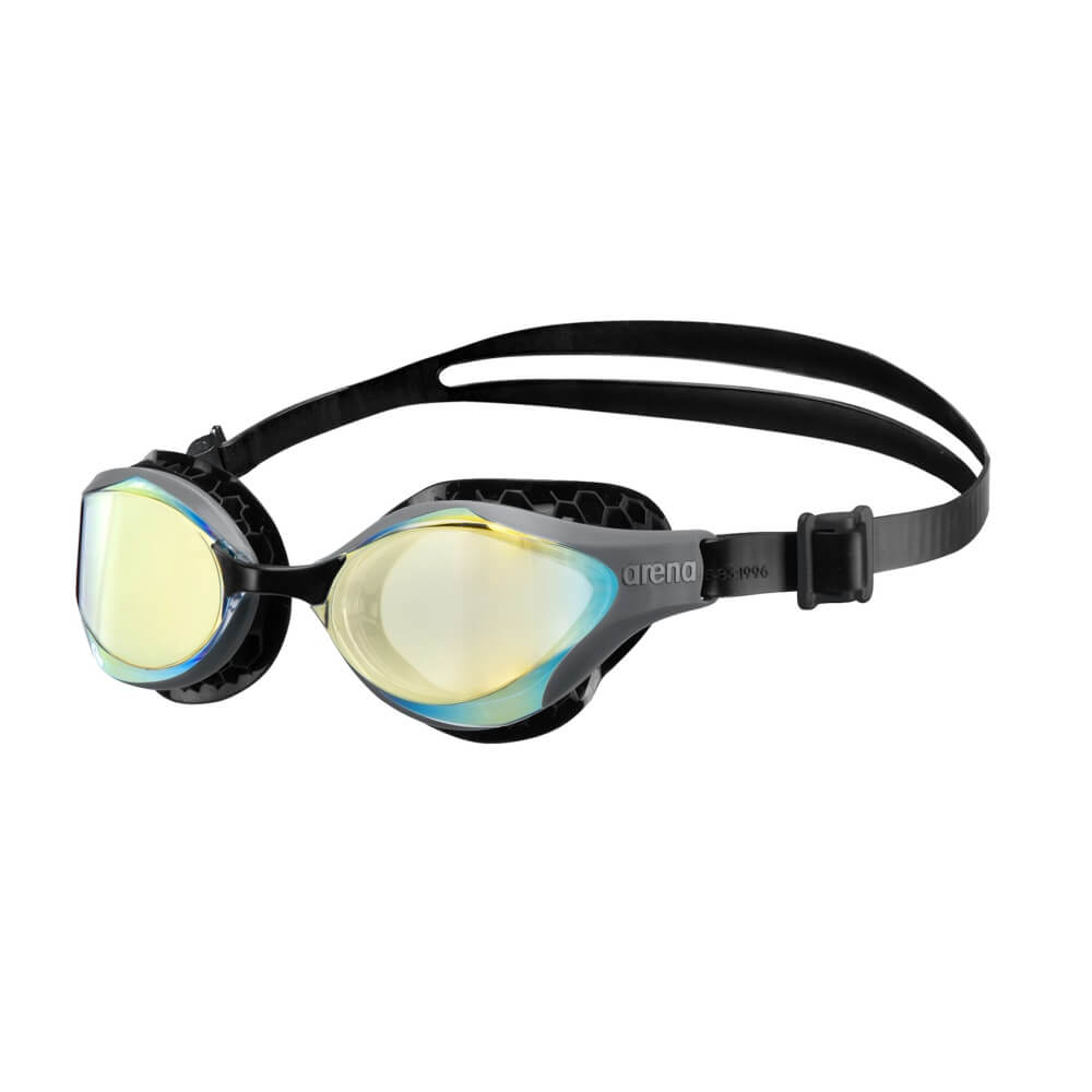 ARENA Air Bold Swipe Mirror Aqua/Dark Grey peldbrilles