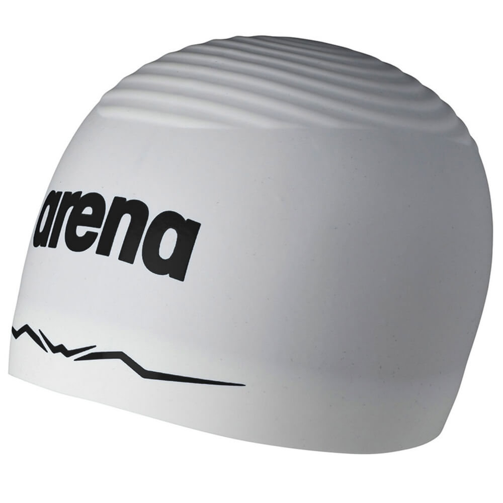 ARENA Aquaforce Wave Swim Cap White/Black