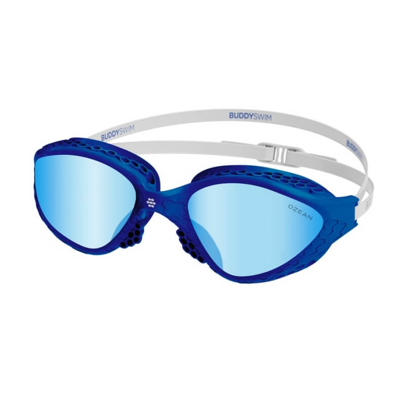 BUDDYSWIM Ozean Navy-White/Light Blue peldbrilles