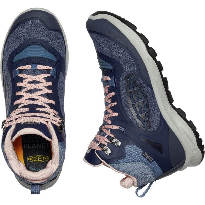 KEEN Terradora Flex Mid WP Vintage Indigo/Peachy sieviešu zābaki