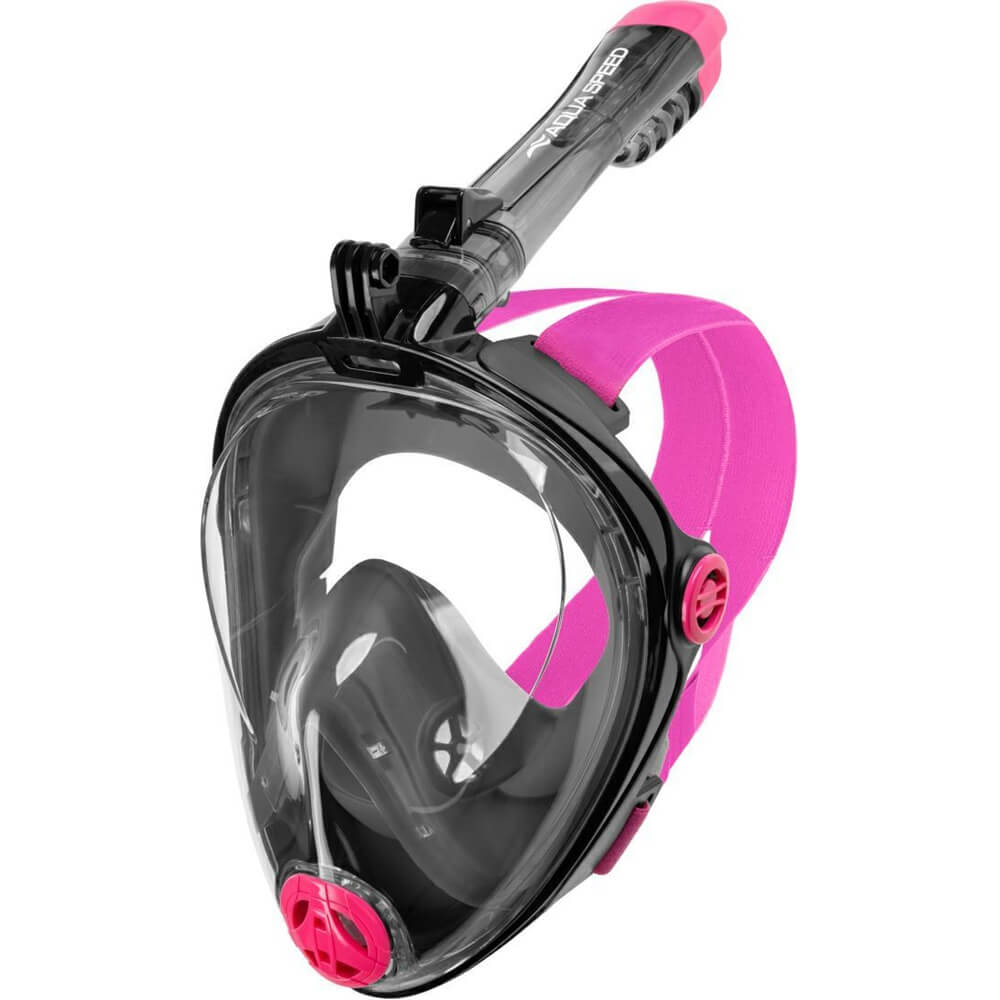 AQUA SPEED SPECTRA 2.0 Black/Pink pilna sejas maska