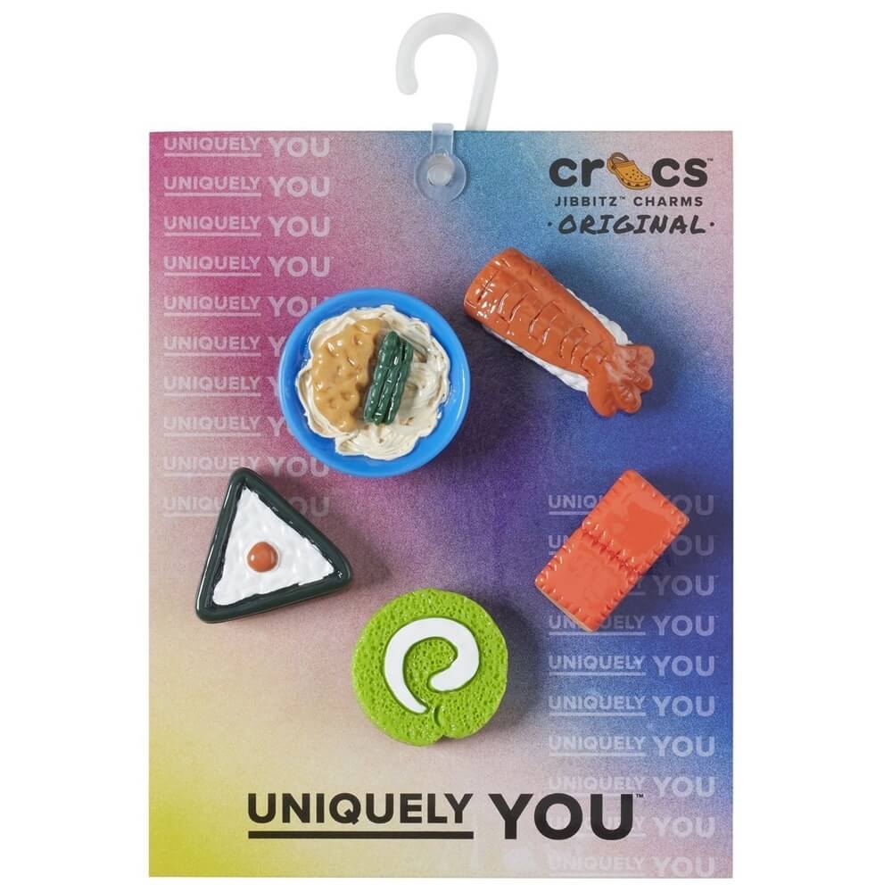 Crocs™ Jibbitz™ piekariņu komplekts 3D Mini Sushi Party 5 pack