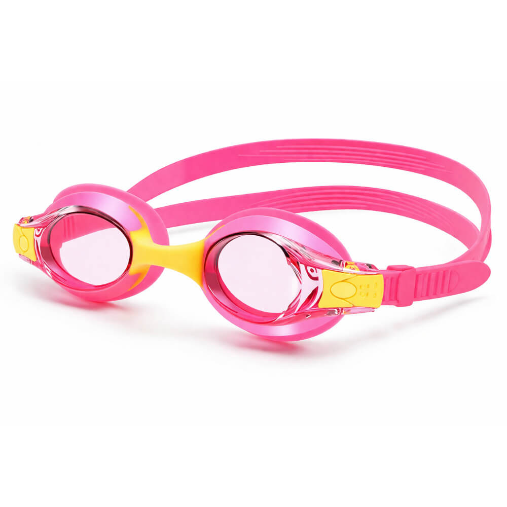 LATSWIM Pink/Yellow bērnu peldbrilles